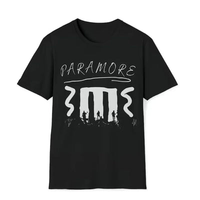 Camiseta Básica Paramore Band - preto