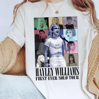 Camiseta Básica Paramore Hayley W. - branco