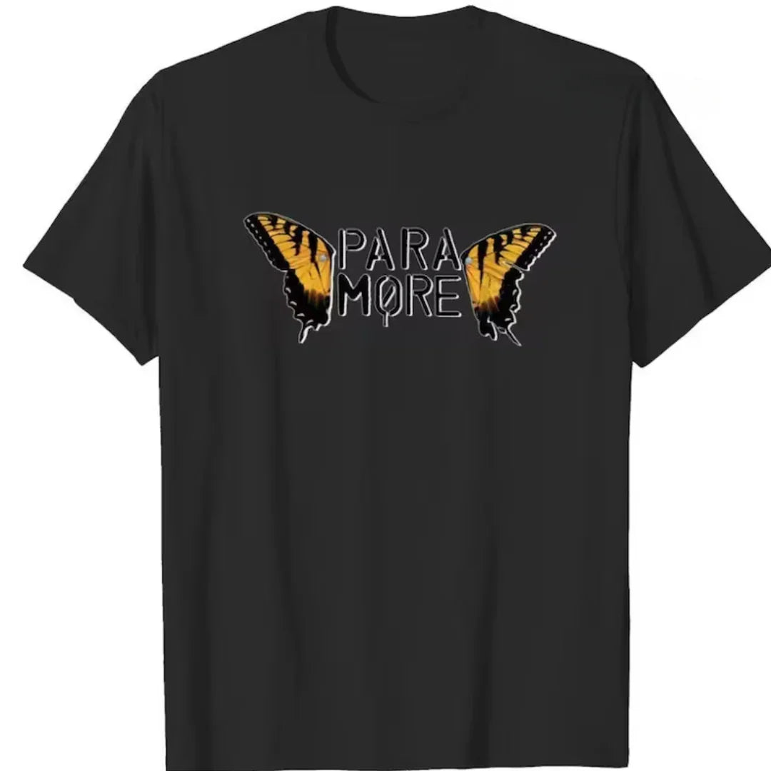 Camiseta Básica Paramore Music Tour - preto