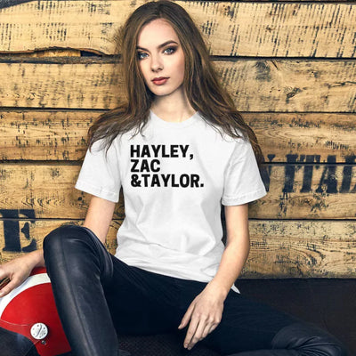 Camiseta Básica Paramore Names - branco