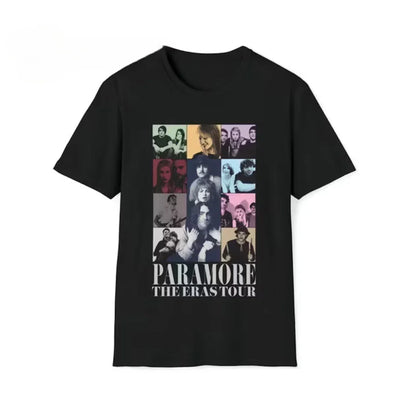 Camiseta Básica Paramore The Eras Tour - preto