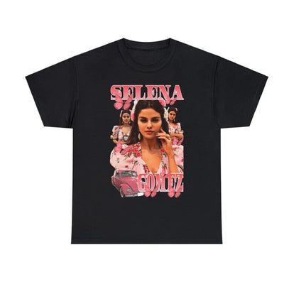 Camiseta Básica Selena Gomez Butterfly - preto