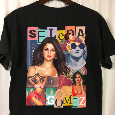 Camiseta Básica Selena Gomez Collab - preto