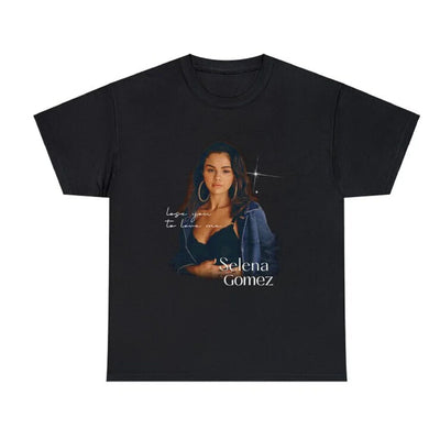 Camiseta Básica Selena Gomez Merch - preto
