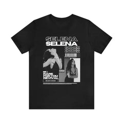 Camiseta Básica Selena Gomez Revival P&B