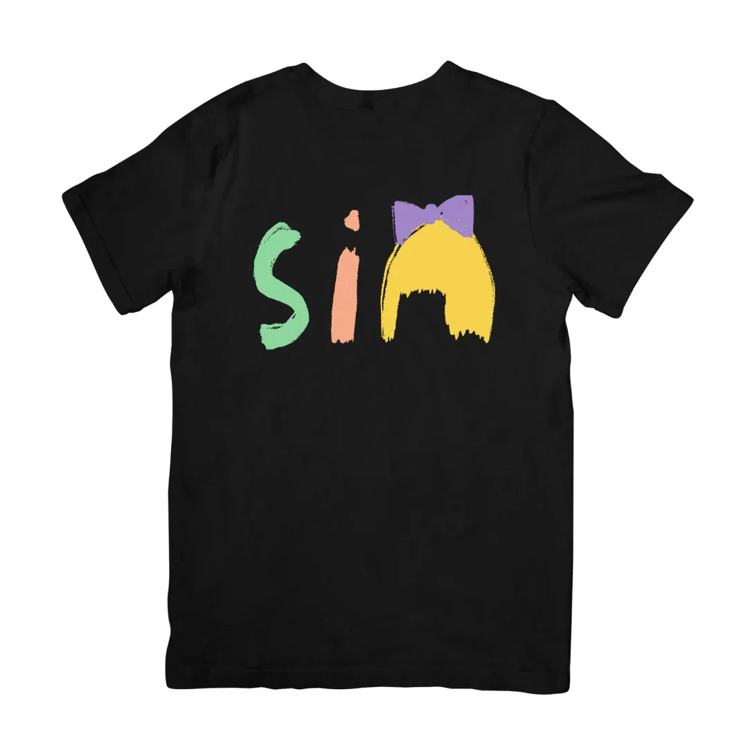 Camiseta Básica Sia Draw-PRETO