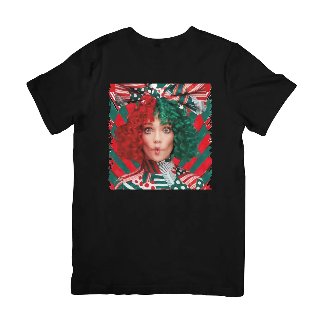 Camiseta Básica Sia Snowman-PRETO