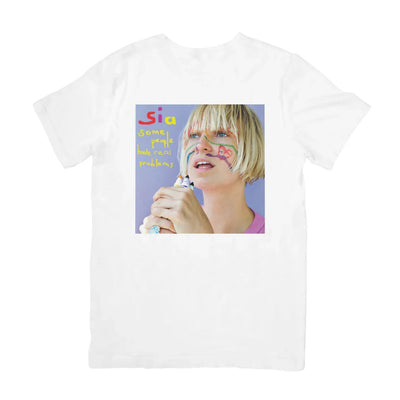 Camiseta Básica Sia Some People-BRANCO
