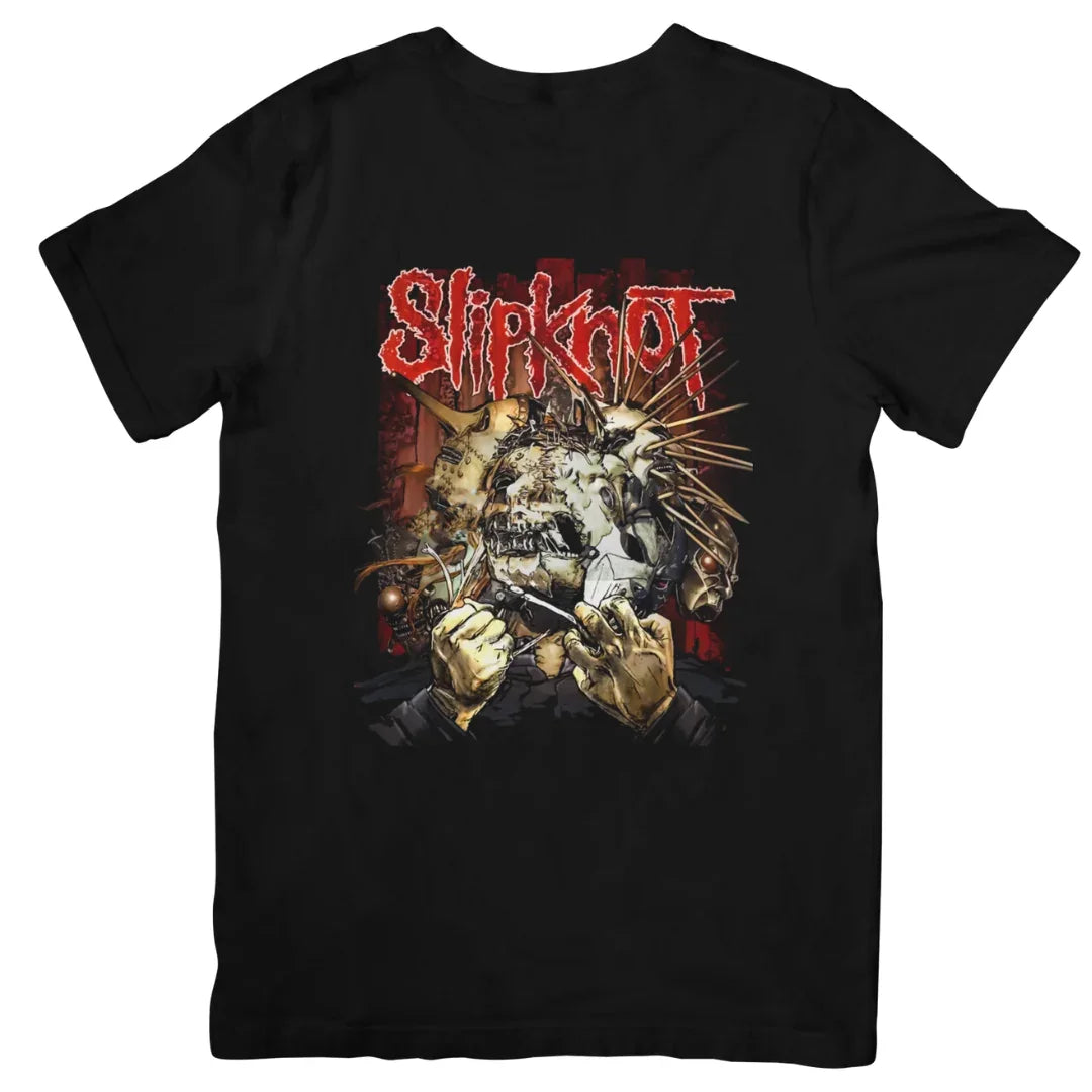 Camiseta Básica Slipknot Mask - preto
