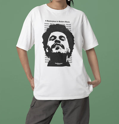 Camiseta Básica The Weeknd A Masterpiece - branco