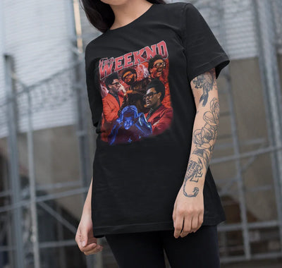Camiseta Básica The Weeknd Aesthetic Collab - preto