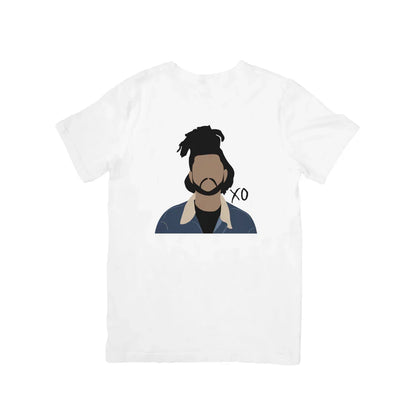 Camiseta Básica The Weeknd Illustrated Graphic - branco