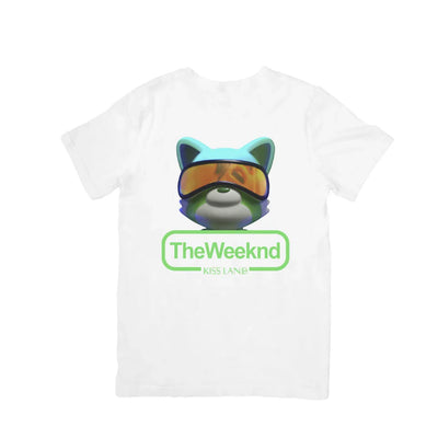 Camiseta Básica The Weeknd Kiss Land Graphic - branco