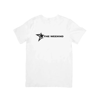 Camiseta Básica The Weeknd Logo Graphic Star - branco