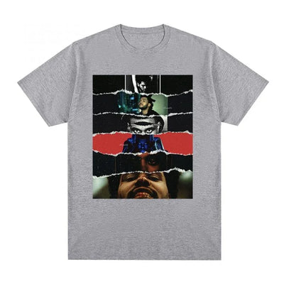 Camiseta Básica The Weeknd Mood - cinza