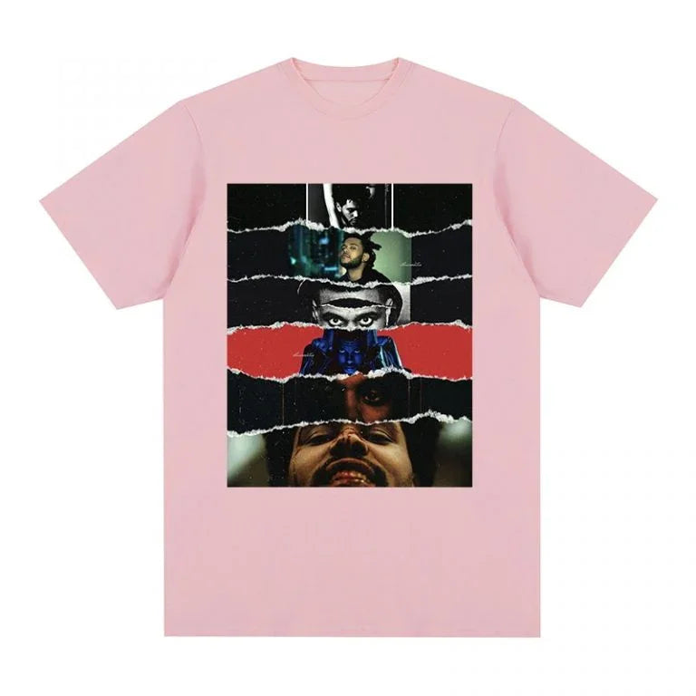 Camiseta Básica The Weeknd Mood - rosa bebê
