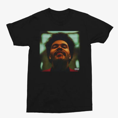Camiseta Básica The Weeknd Retro - preto