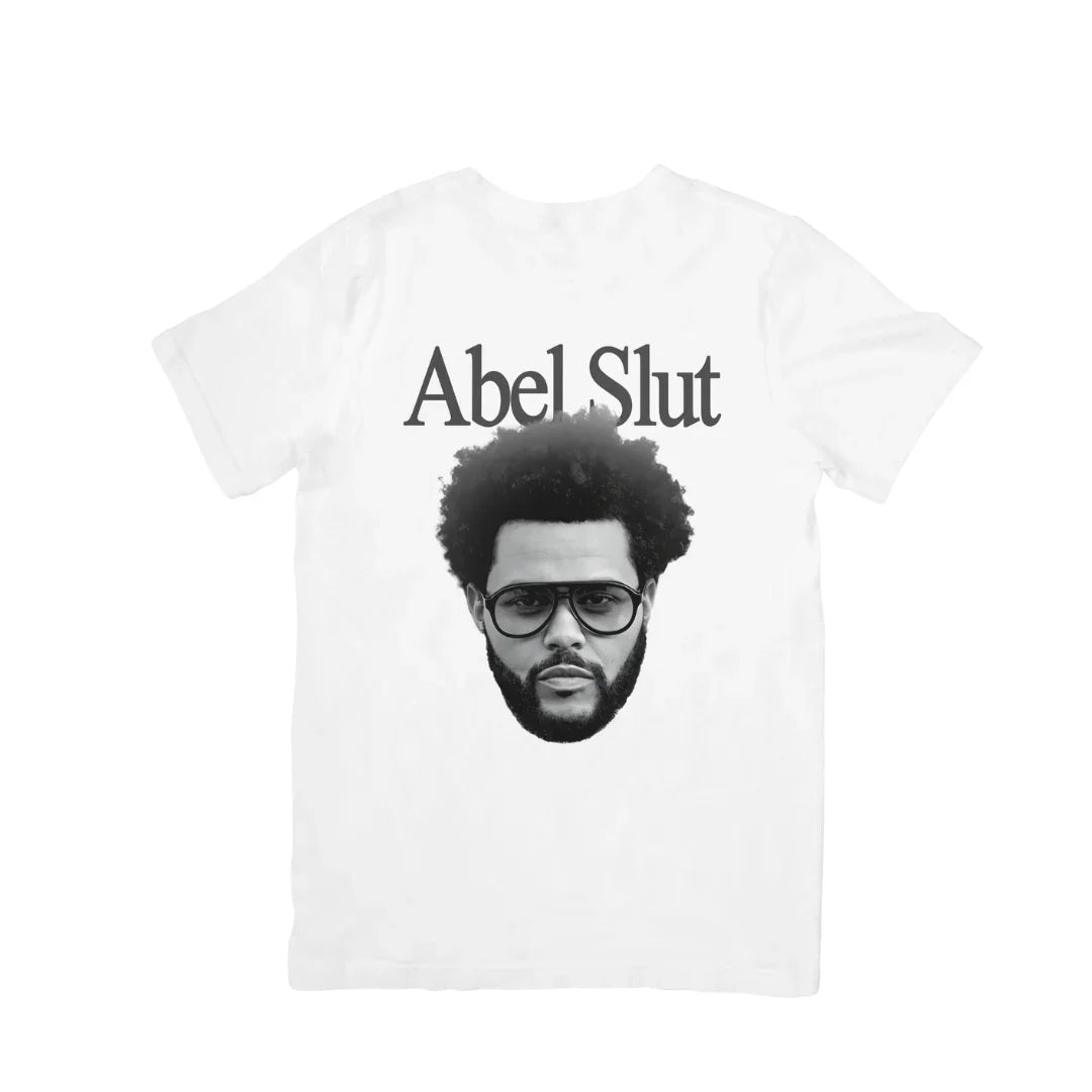 Camiseta Básica The Weeknd Slut - branco