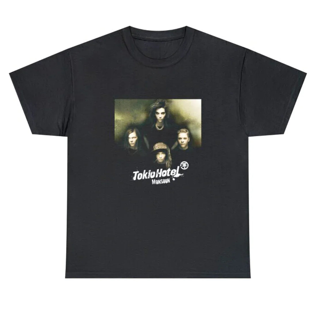 Camiseta Básica Tokio Hotel 90's - preto