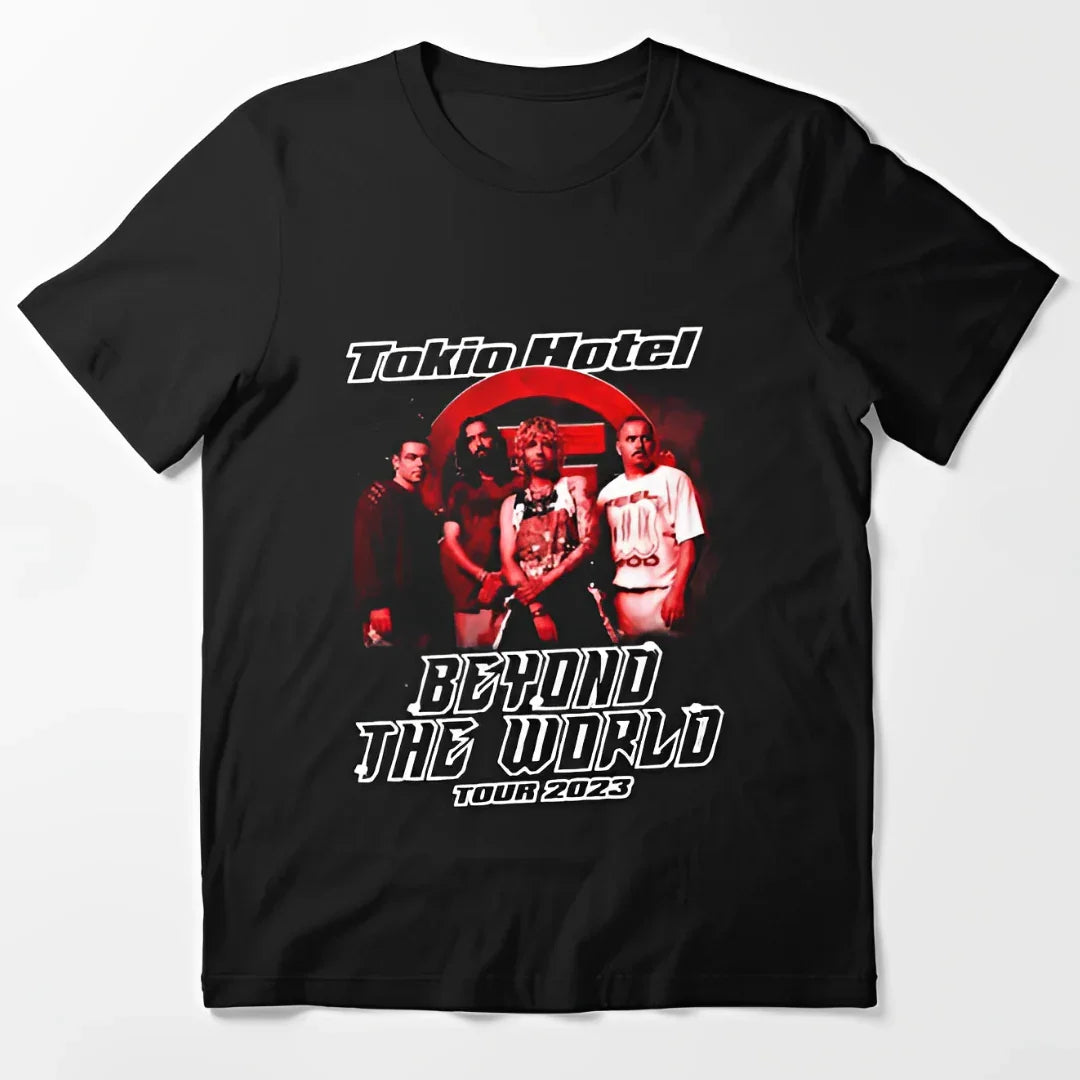 Camiseta Básica Tokio Hotel BTW - preto