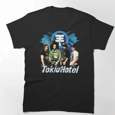 Camiseta Básica Tokio Hotel Collab - preto