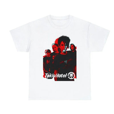 Camiseta Básica Tokio Hotel Group - branco
