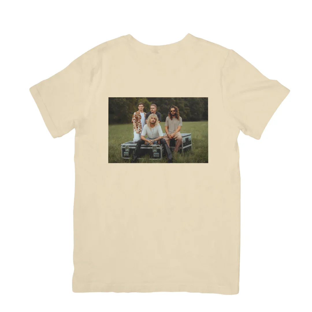 Camiseta Básica Tokio Hotel Group - pérola
