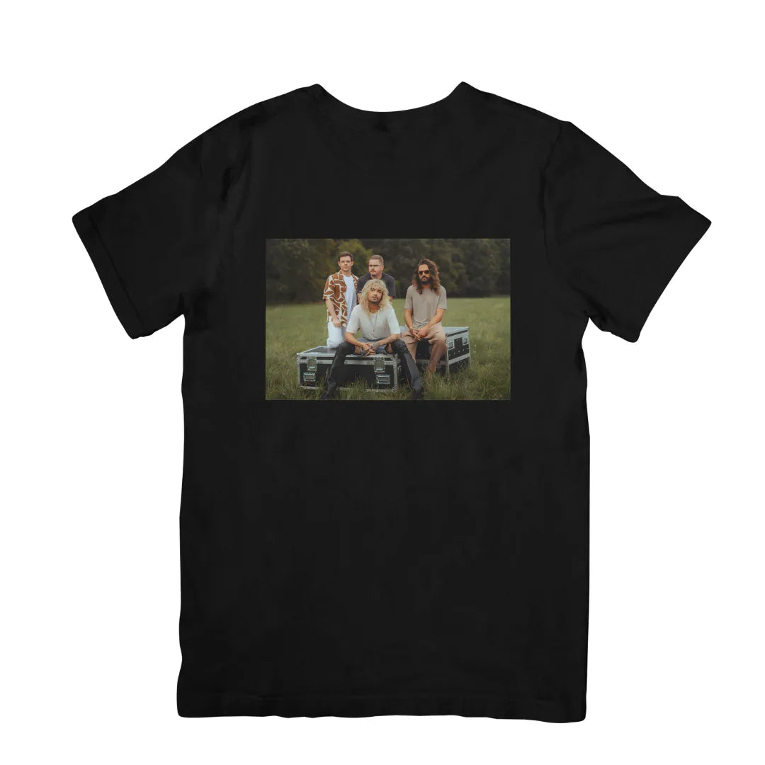 Camiseta Básica Tokio Hotel Group - preto