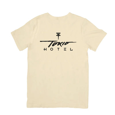 Camiseta Básica Tokio Hotel Logo Name - pérola