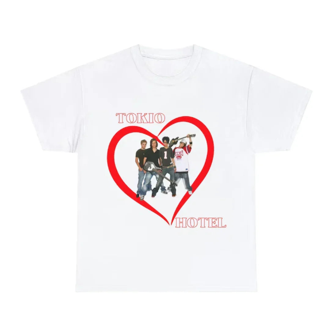Camiseta Básica Tokio Hotel Lovers - branco