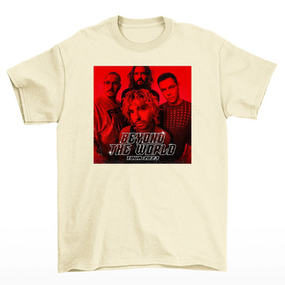 Camiseta Básica Tokio Hotel Photo Red - pérola
