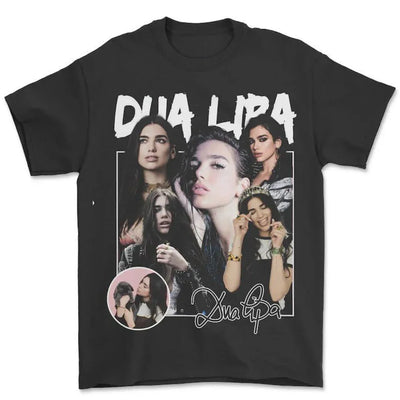 Camiseta Básica Dua Lipa Collab Preto