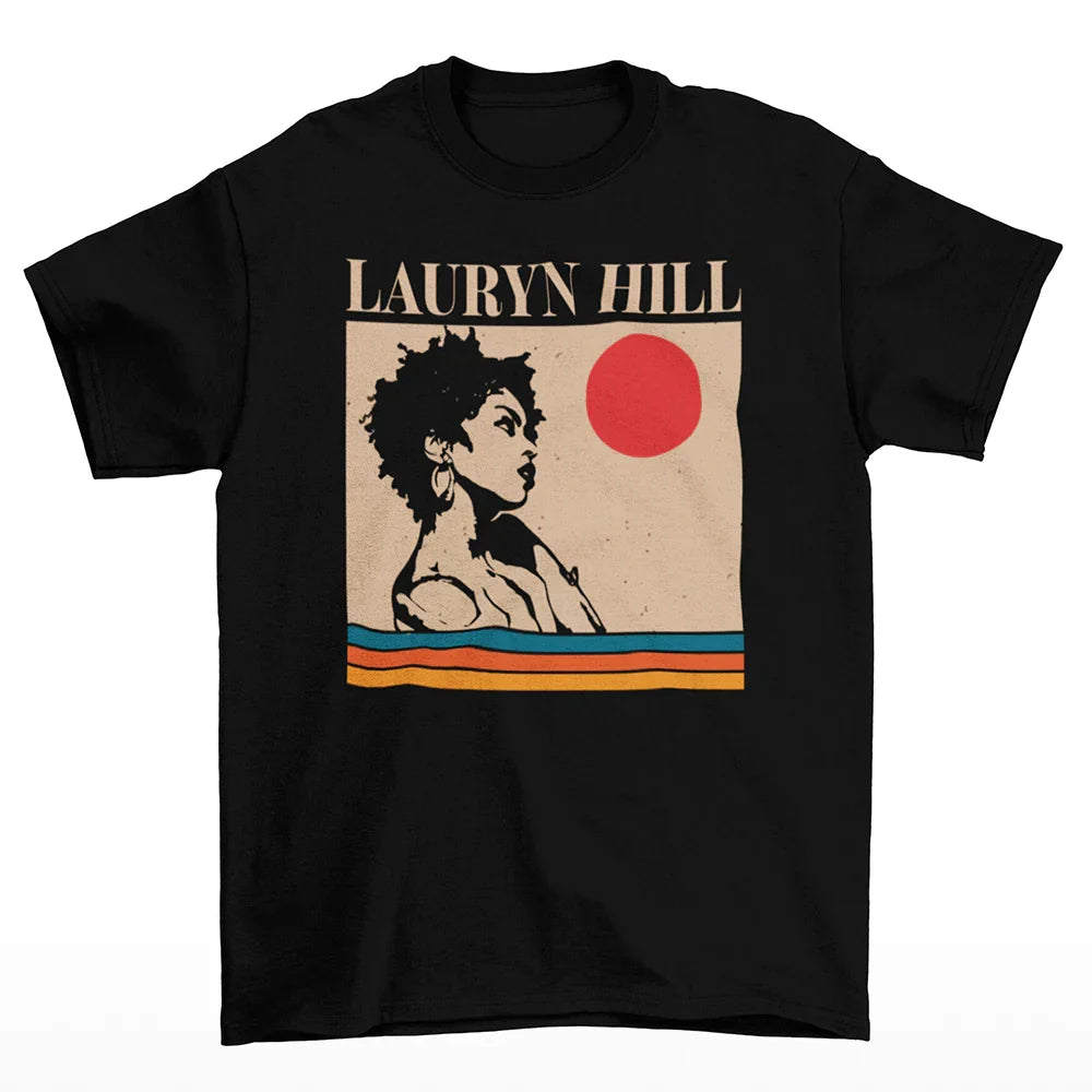 Camiseta Básica Lauryn Hill 1975 Preto