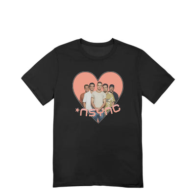 Camiseta Básica Nsync Love Boyband-PRETO