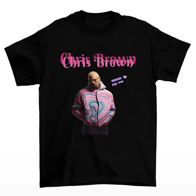 Camiseta Básica Chris Brown Sucker For You