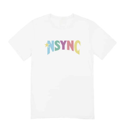Camiseta Básica Nsync Multi Color-BRANCO