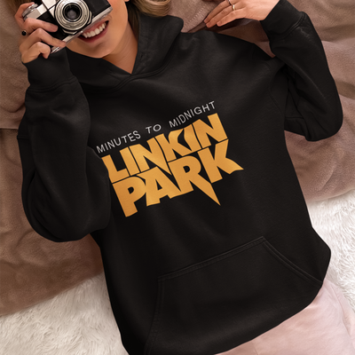 Moletom Canguru Linkin Park Minutes To Midnight - preto