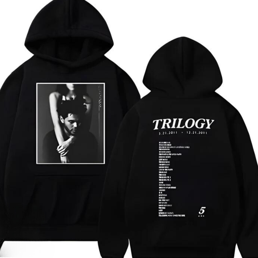 Moletom Canguru The Weeknd Trilogy Era - preto