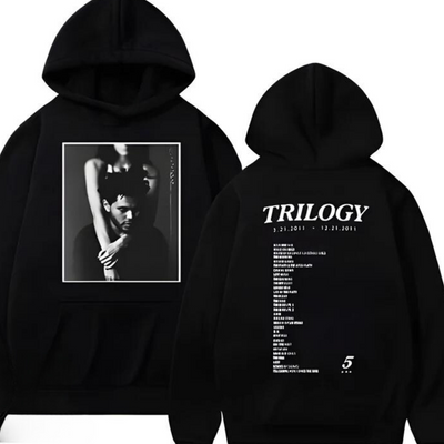 Moletom Canguru The Weeknd Trilogy Era - preto