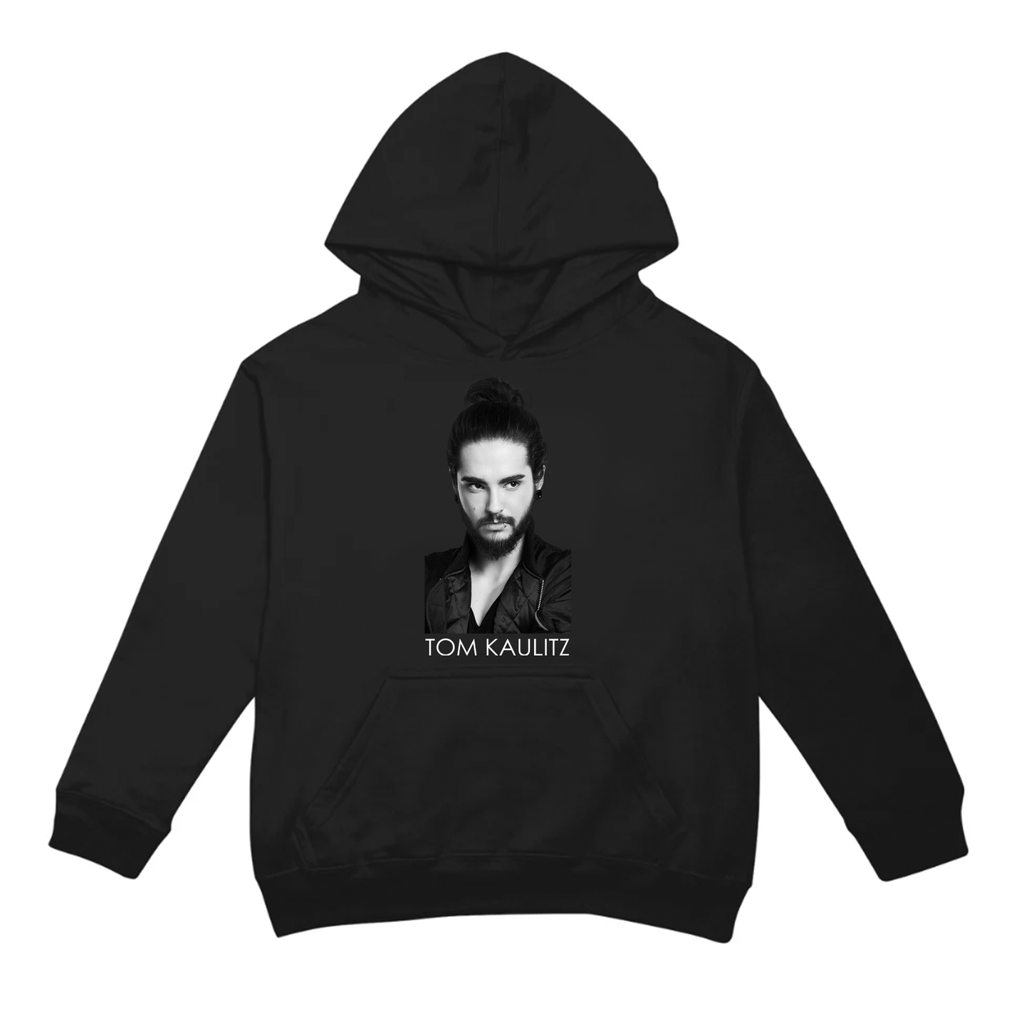 Moletom Canguru Tokio Hotel Tom K P&B - preto