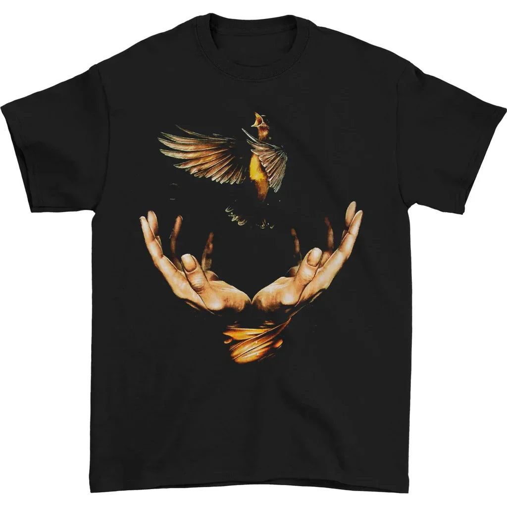 Camiseta Básica Imagine Dragons Bird-PRETO