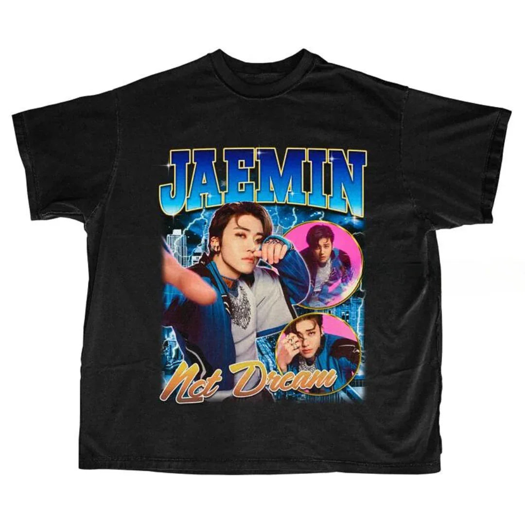 Camiseta Básica NCT Dream Jaemin - preto