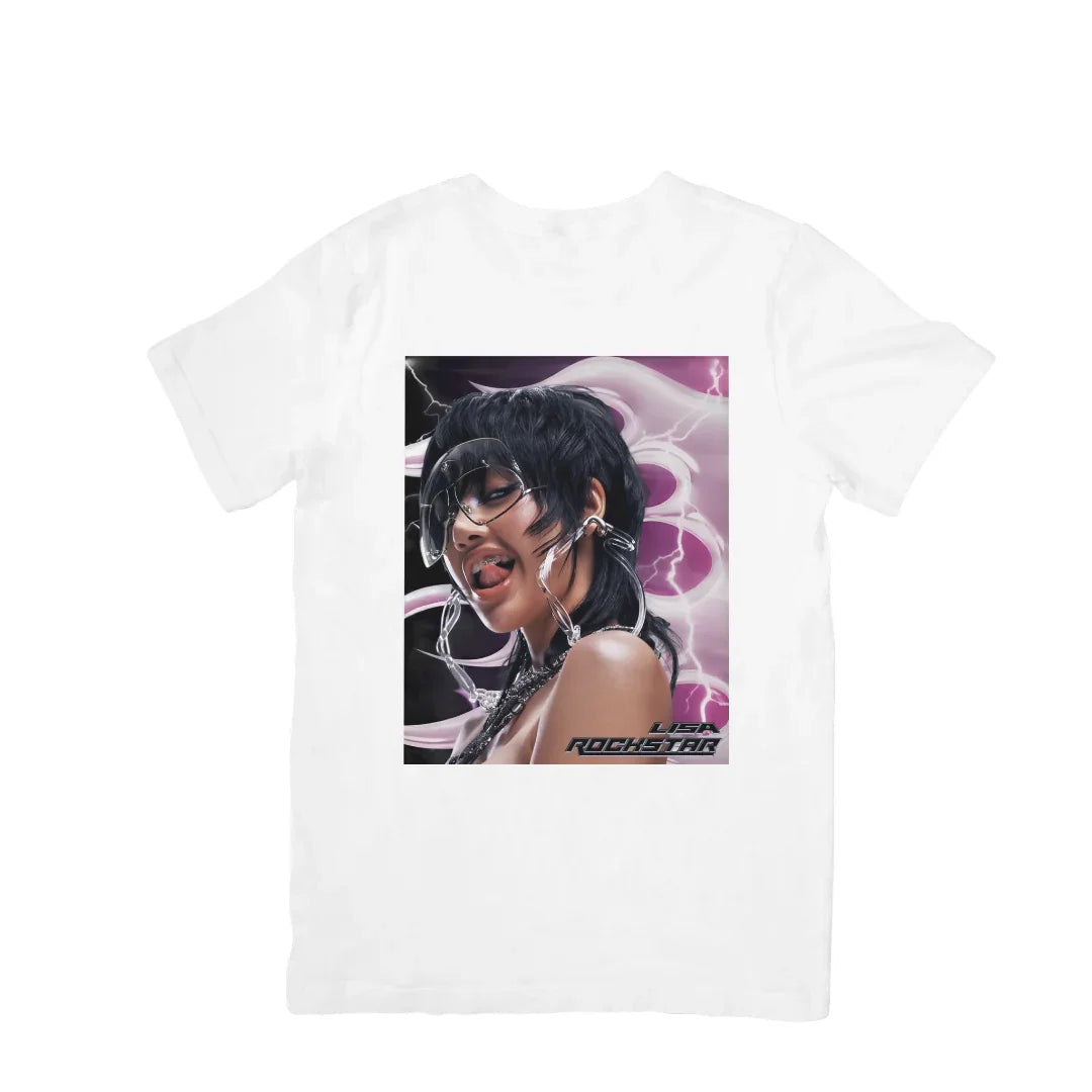 Camiseta Básica Lisa Photo Graphic - branco