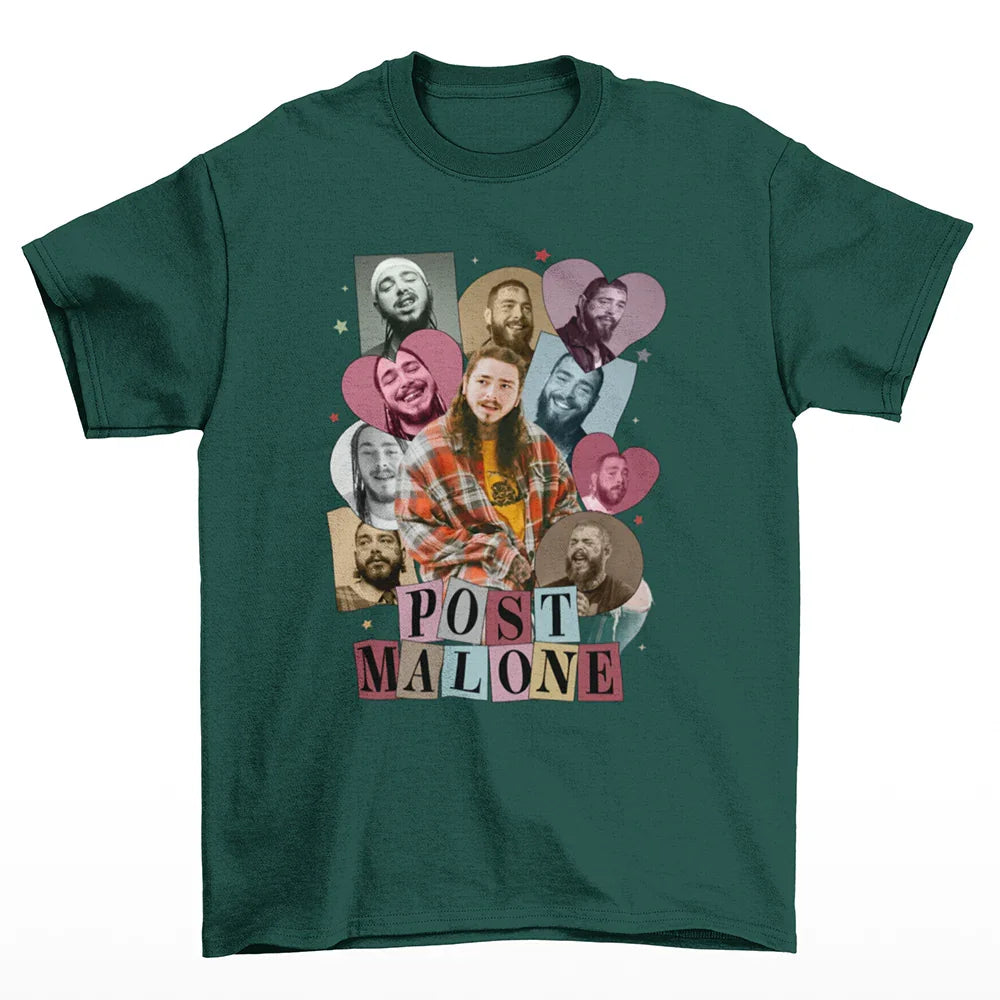 Camiseta Básica Post Maloni Collab Cute- verde