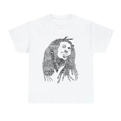 Camiseta Básica Bob Marley Retro