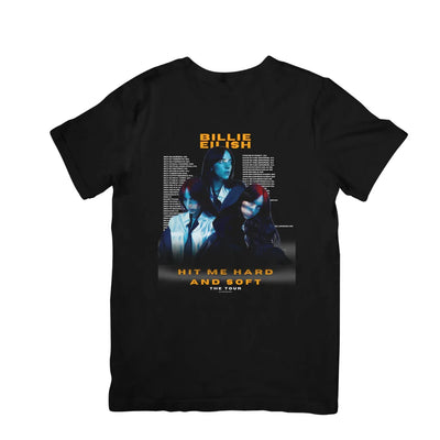 Camiseta Básica Billie Eilish HMHAS The Tour - Preto