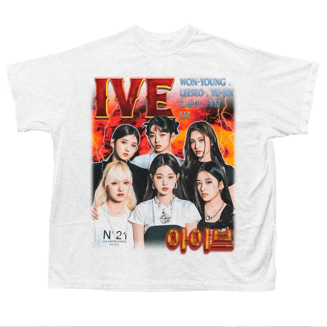 Camiseta Básica Ive Retro Vintage - branco