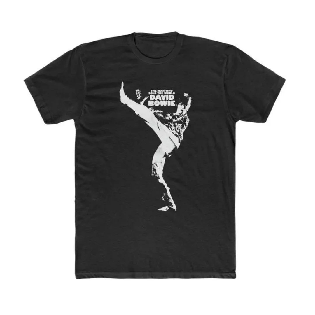 Camiseta Básica David Bowie The Man Who Sold The World Preto
