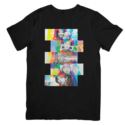 Camiseta Básica Le Sserafim Aesthetic - preto