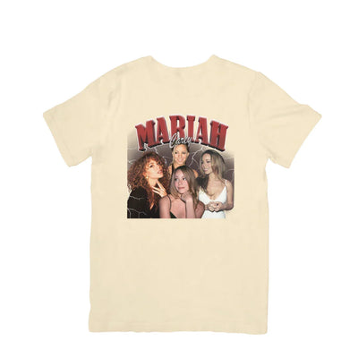 Camiseta Básica Mariah Carey Aesthetic Retro Pérola